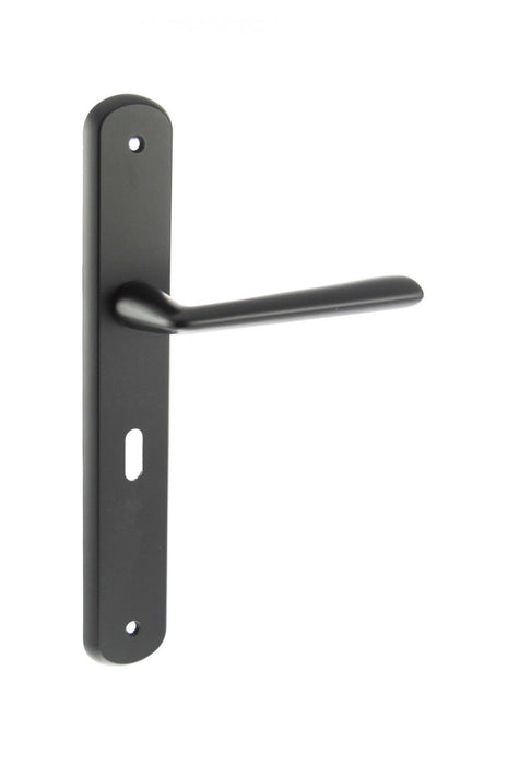 Forme Brigette Solid Brass Key Lever on Backplate - Matt Black