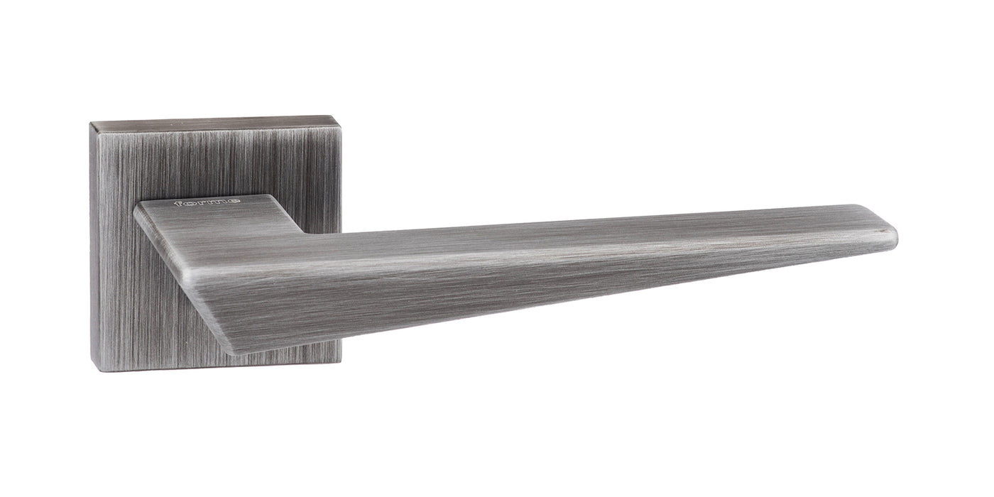 Forme Naxos Designer Lever on Minimal Square Rose - Urban Graphite