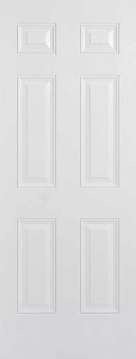 LPD External GRP White Colonial 6 Panel Door