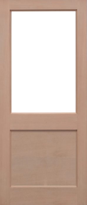 LPD External Hemlock 2XG Unglazed Door