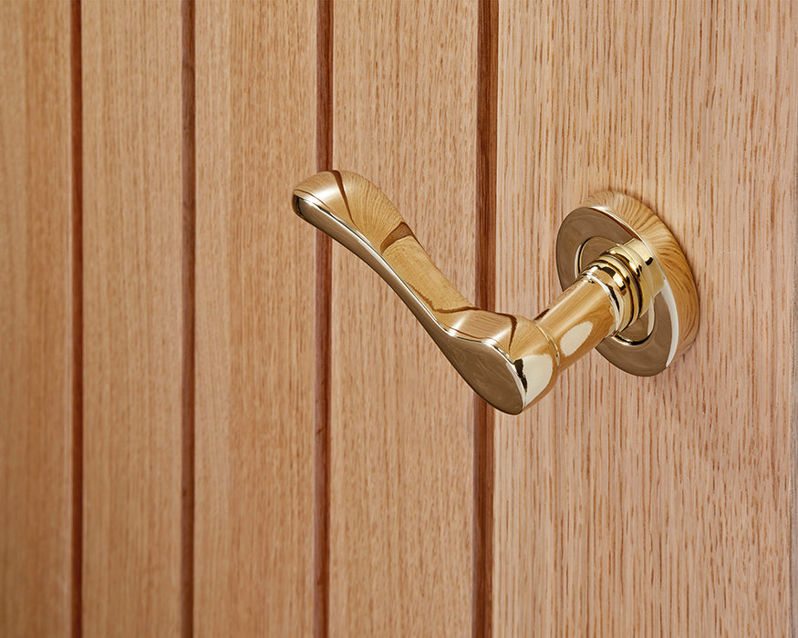 LPD Ariel Polished Brass Bathroom Privacy Hardware Pack