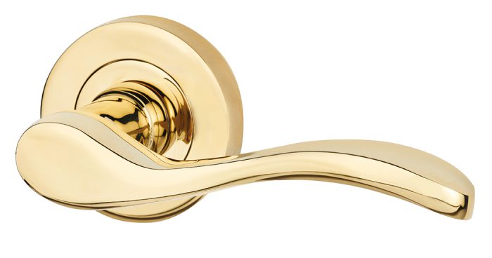 LPD Ariel Polished Brass Bathroom Privacy Hardware Pack