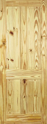 LPD Internal 4 Panel Knotty Pine Door