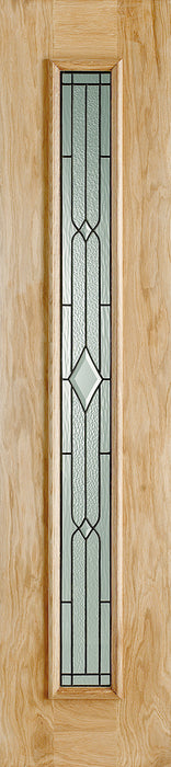 LPD Oak Side Light Leaded Glass Double Glazed