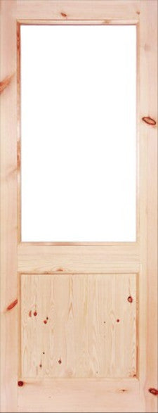 LPD External Redwood 2XG 1 Unglazed Panel Door