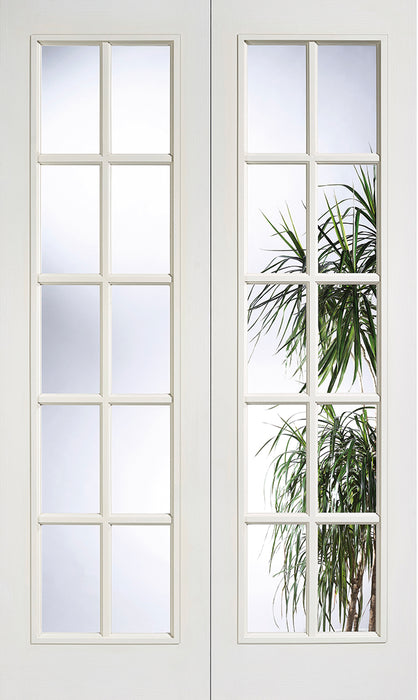 LPD White Moulded SA 20L Clear Glazed Door Pair