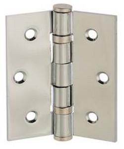 Atlantic Handles 3" x 2" x 2mm Ball Bearing Pair of Hinges in a Satin Stainless Steel Finish