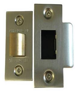 Atlantic Handles 3" Heavy Duty Bolt Through Tubular Latch in a Satin Nickel Finish