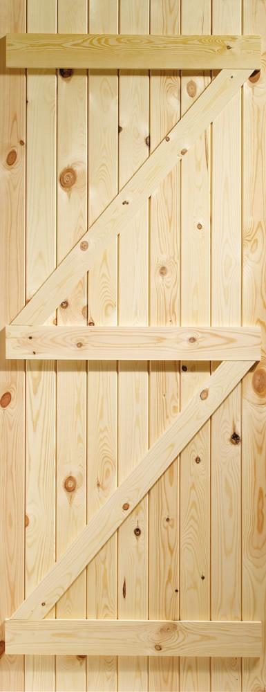 XL Joinery Ledged and Braced Pine Shed Door / Gate