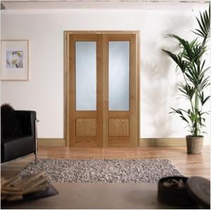 Mendes Internal Pre-Finished Oak Chiswick Door Pair