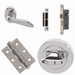 XL Joinery Danube Bathroom Door Handle Pack