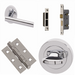 XL Joinery Loire Bathroom Door Handle Pack