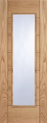 Mendes Internal Pre-Finished Oak Corsica 1 Light Door