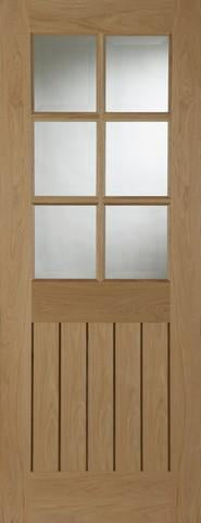 Mendes Internal Oak Cottage 6 Light Door