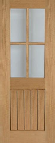 Mendes Internal Oak Mexicano 4 Light Door