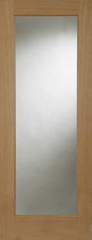 Mendes Internal Oak Pattern 10 Door with clear glass