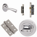 XL Joinery Rhine Bathroom Door Handle Pack