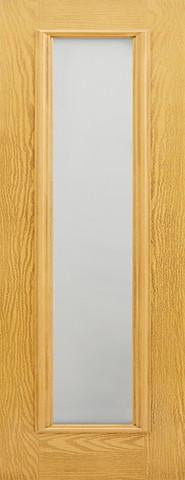 LPD External GRP Oak Frosted Sidelight