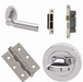 XL Joinery Tiber Bathroom Door Handle Pack