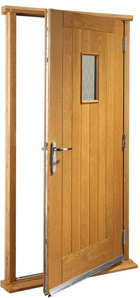 XL Joinery Pre-Finished External Oak Double Glazed Chancery Door Set