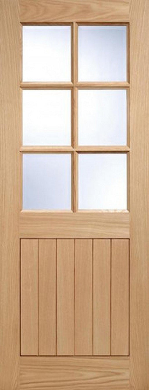 LPD External Oak 6 Light Glazed Cottage Style Door