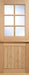 LPD External Oak 6 Light Glazed Stable Cottage Style Door